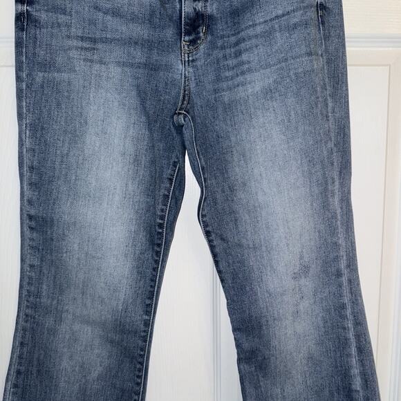 Judy Blue Jeans Sz 9/29 Blue Bootcut Raw Hem Stretch Slimming Comfort - Picture 3 of 9